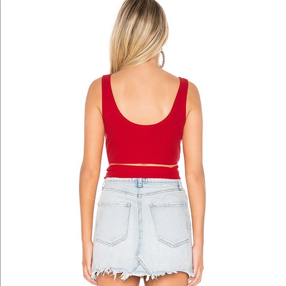 Privacy Please // Orion Tank in Red - Picture 3 of 4